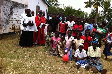 Confirmation at Mnsani a congregation in St. George's Parish